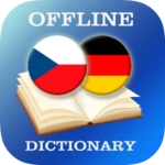 czech-german dictionary android application logo